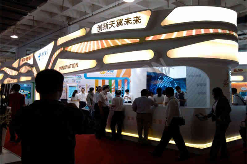 中國電信廣州展臺設(shè)計搭建