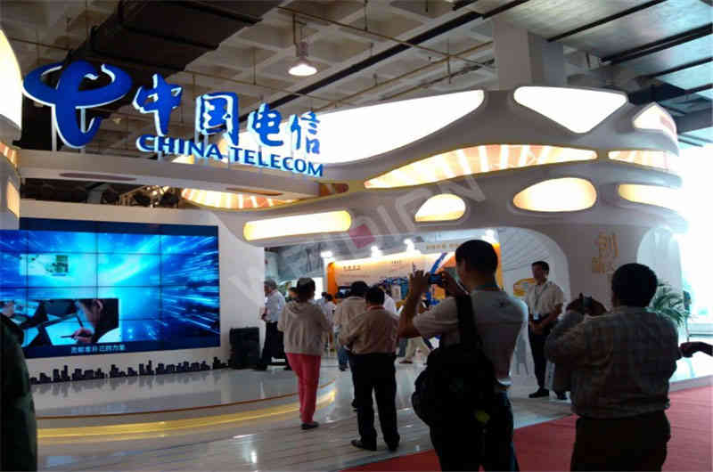 中國電信廣州展臺設(shè)計搭建