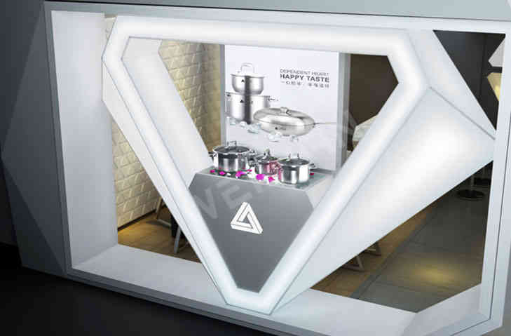 廣州裝修設計公司三A廚具全國終端形象店裝飾設計案例