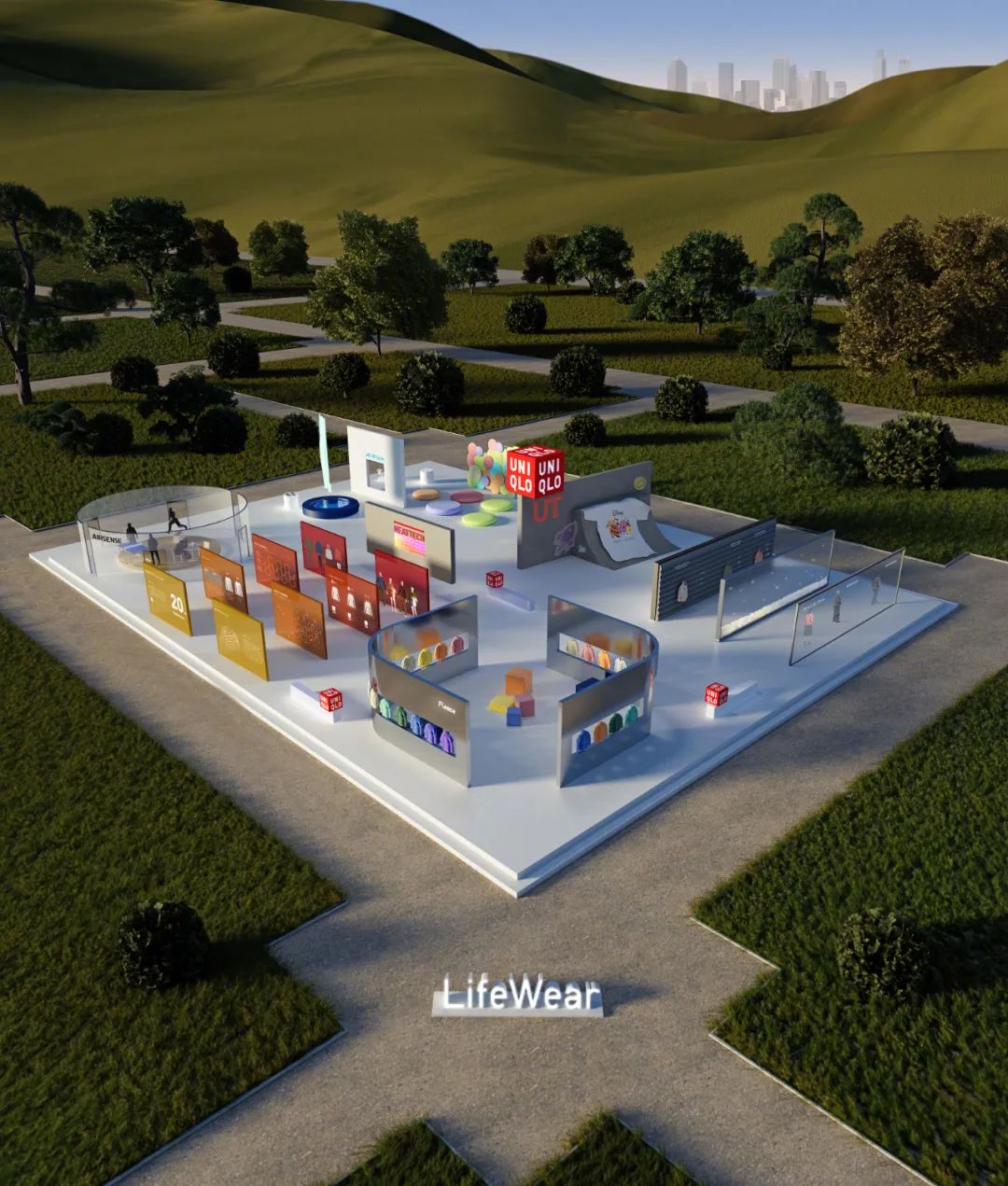 杭州展會(huì)設(shè)計(jì)搭建公司領(lǐng)你看2023進(jìn)博會(huì)最具有創(chuàng)意00家企業(yè)展臺(tái)(優(yōu)衣庫展臺(tái))5